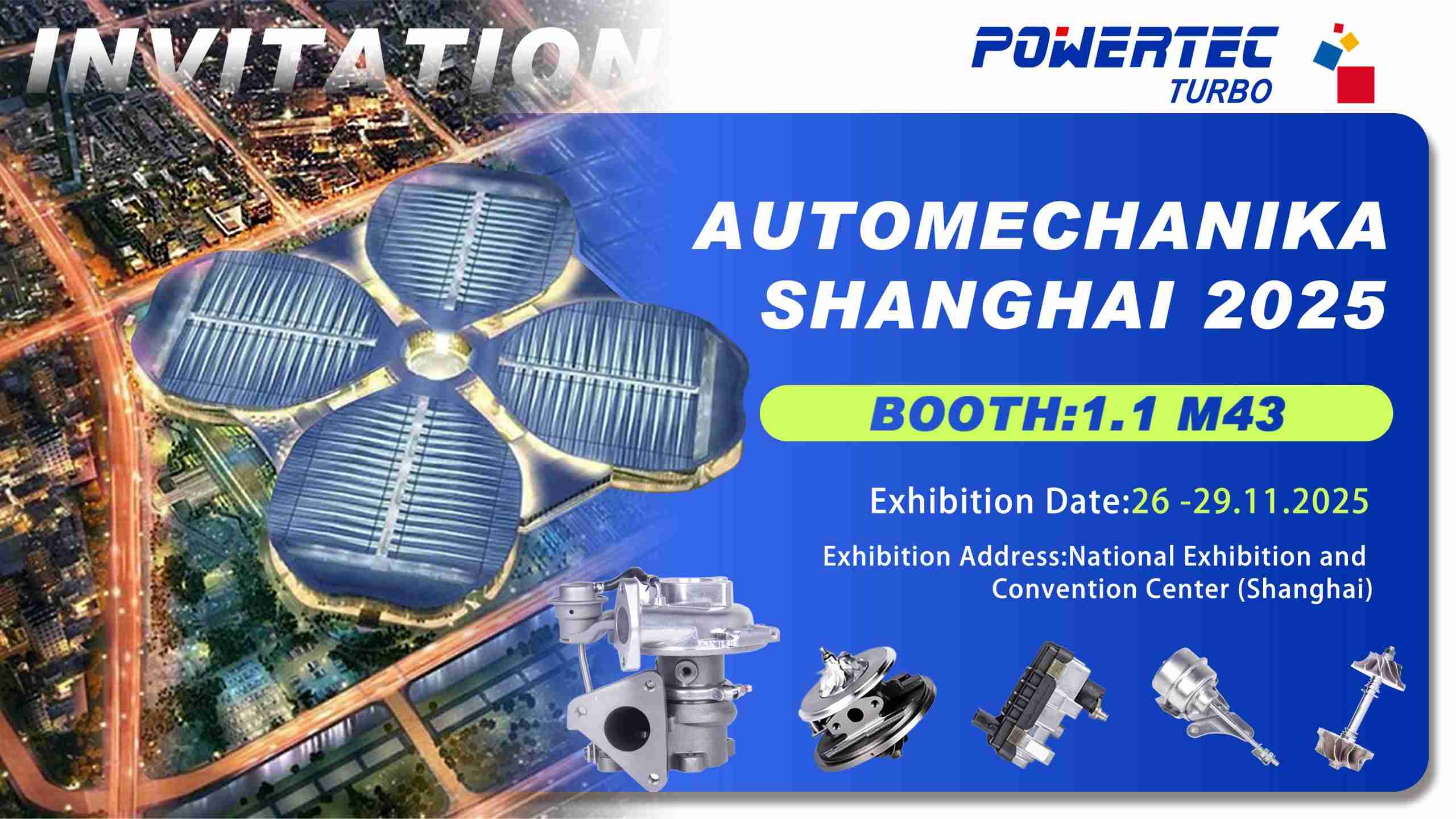 Distinguished Guest,‌
We warmly invite you to explore Powertecturbo's cutting-edge turbochargers. Discover how our solutions enhance vehicle performance and reliability.